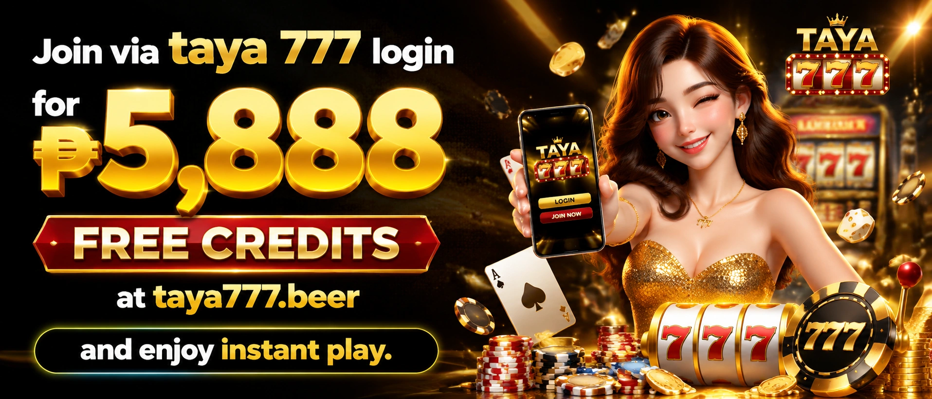 taya777.beer promotional visual 2